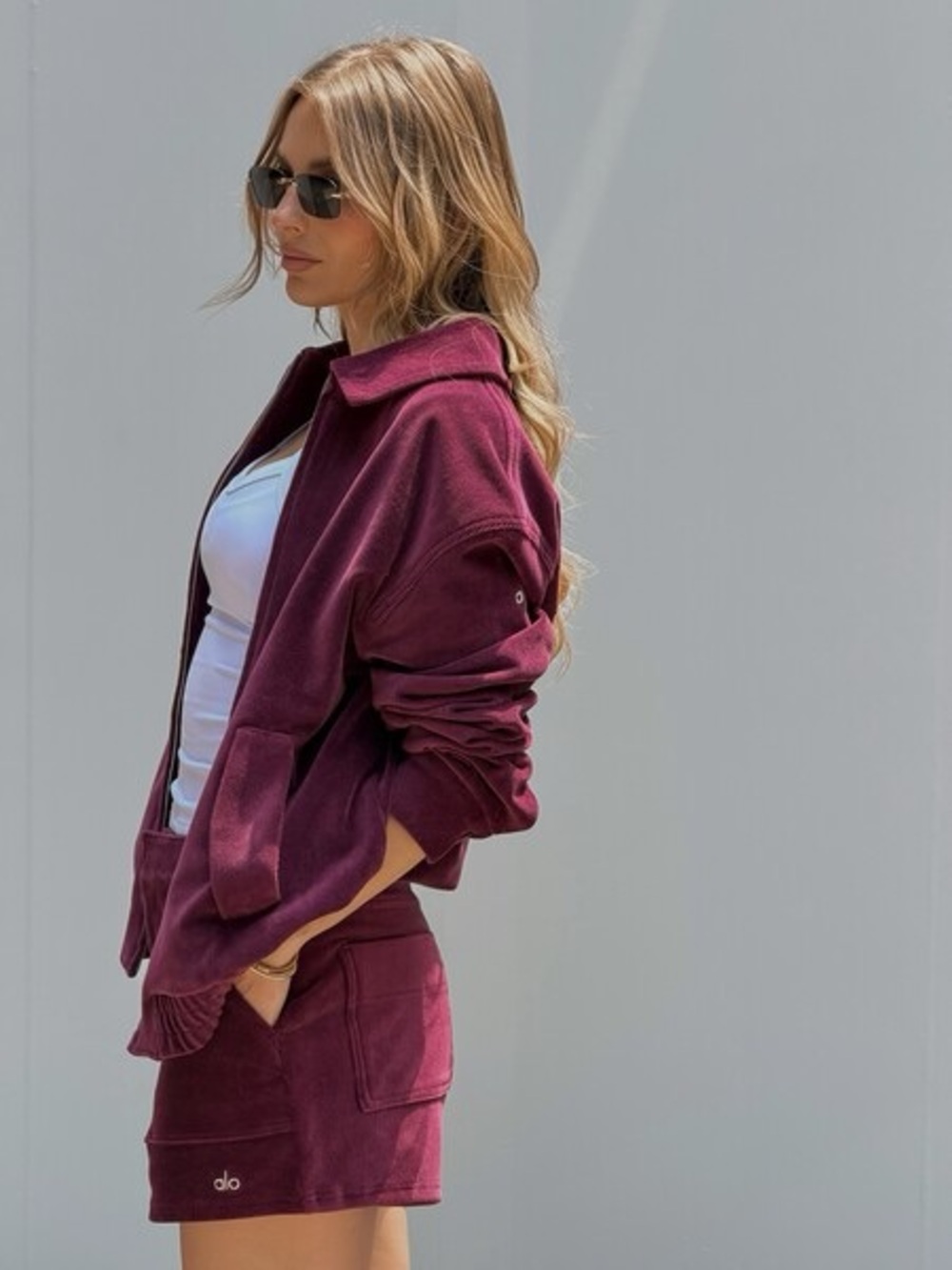 ALO Yoga Micro Corduroy On Duty Jacket